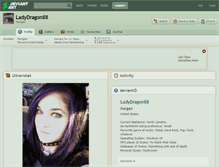 Tablet Screenshot of ladydragon88.deviantart.com