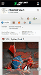 Mobile Screenshot of charliefleed.deviantart.com