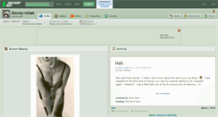 Desktop Screenshot of downy-vchan.deviantart.com