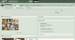 Desktop Screenshot of lotrfanclub.deviantart.com