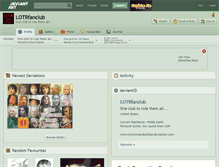 Tablet Screenshot of lotrfanclub.deviantart.com