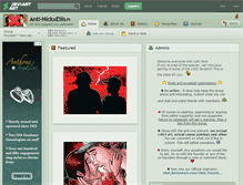 Tablet Screenshot of anti-nickxellis.deviantart.com