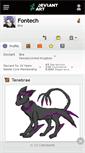 Mobile Screenshot of fontech.deviantart.com