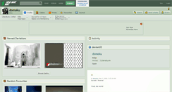 Desktop Screenshot of domoku.deviantart.com