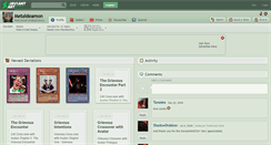 Desktop Screenshot of metaldeamon.deviantart.com