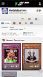 Mobile Screenshot of metaldeamon.deviantart.com