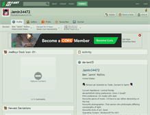 Tablet Screenshot of jamin34472.deviantart.com