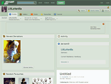 Tablet Screenshot of lililavanilla.deviantart.com