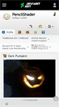 Mobile Screenshot of pencilshader.deviantart.com