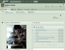 Tablet Screenshot of pirates-r-smexy.deviantart.com