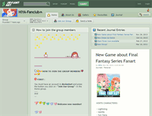 Tablet Screenshot of hlya-fanclub.deviantart.com