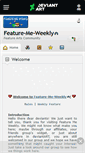 Mobile Screenshot of feature-me-weekly.deviantart.com