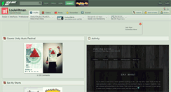 Desktop Screenshot of louiehitman.deviantart.com