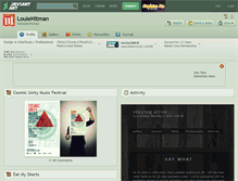 Tablet Screenshot of louiehitman.deviantart.com