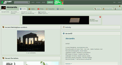 Desktop Screenshot of alexzandra.deviantart.com