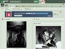 Tablet Screenshot of aeko.deviantart.com