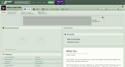 Desktop Screenshot of miss-covet-hiss.deviantart.com