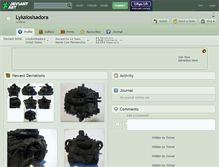Tablet Screenshot of lykaiosisadora.deviantart.com