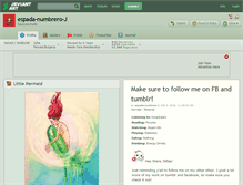 Tablet Screenshot of espada-numbrero-j.deviantart.com