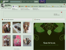 Tablet Screenshot of misstaku.deviantart.com