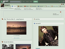 Tablet Screenshot of dylserx.deviantart.com