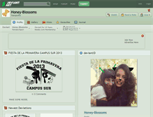 Tablet Screenshot of honey-blossoms.deviantart.com