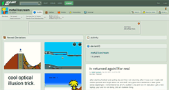 Desktop Screenshot of metal-icecream.deviantart.com