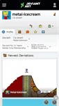 Mobile Screenshot of metal-icecream.deviantart.com