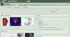 Desktop Screenshot of neonhusky.deviantart.com