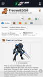 Mobile Screenshot of freshmilk2009.deviantart.com