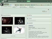 Tablet Screenshot of marcel0.deviantart.com