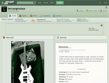 Tablet Screenshot of beruangmalaya.deviantart.com