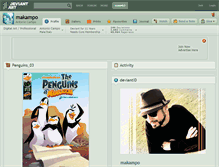Tablet Screenshot of makampo.deviantart.com