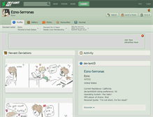 Tablet Screenshot of ezno-serronas.deviantart.com