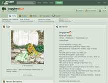 Tablet Screenshot of bugsytrex.deviantart.com