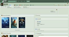 Desktop Screenshot of darvete.deviantart.com