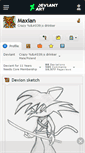 Mobile Screenshot of maxian.deviantart.com