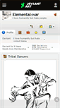 Mobile Screenshot of elemental-war.deviantart.com
