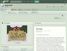 Tablet Screenshot of banjo-bear.deviantart.com