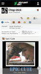 Mobile Screenshot of chop-stick.deviantart.com