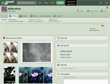 Tablet Screenshot of efete-stock.deviantart.com