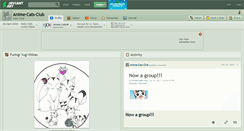 Desktop Screenshot of anime-cats-club.deviantart.com