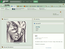 Tablet Screenshot of janaitg.deviantart.com