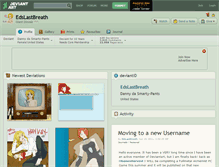 Tablet Screenshot of edslastbreath.deviantart.com
