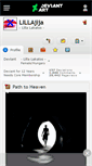 Mobile Screenshot of lillajija.deviantart.com