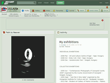 Tablet Screenshot of lillajija.deviantart.com