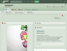 Tablet Screenshot of barbisanityx.deviantart.com