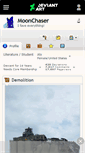 Mobile Screenshot of moonchaser.deviantart.com