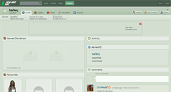 Desktop Screenshot of harkey.deviantart.com