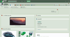 Desktop Screenshot of callidus-.deviantart.com